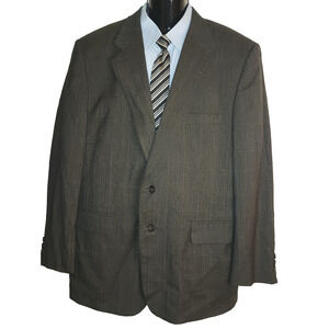 Jeffrey Banks Men’s Plaid Suit Jacket Size 40 M006